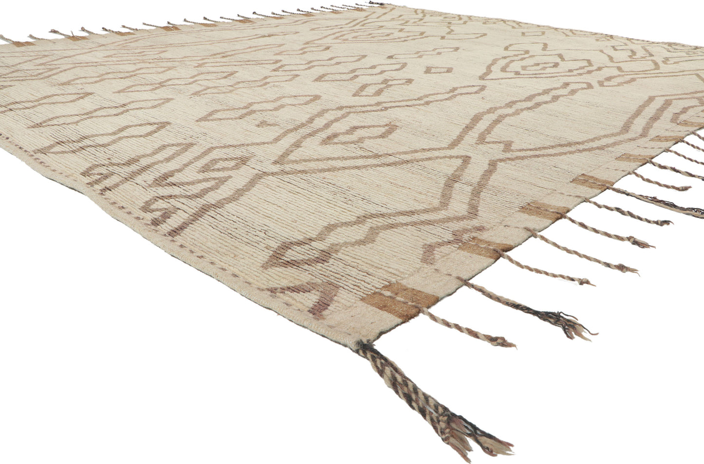 9 x 12 Earth-Tone Moroccan Rug 80807