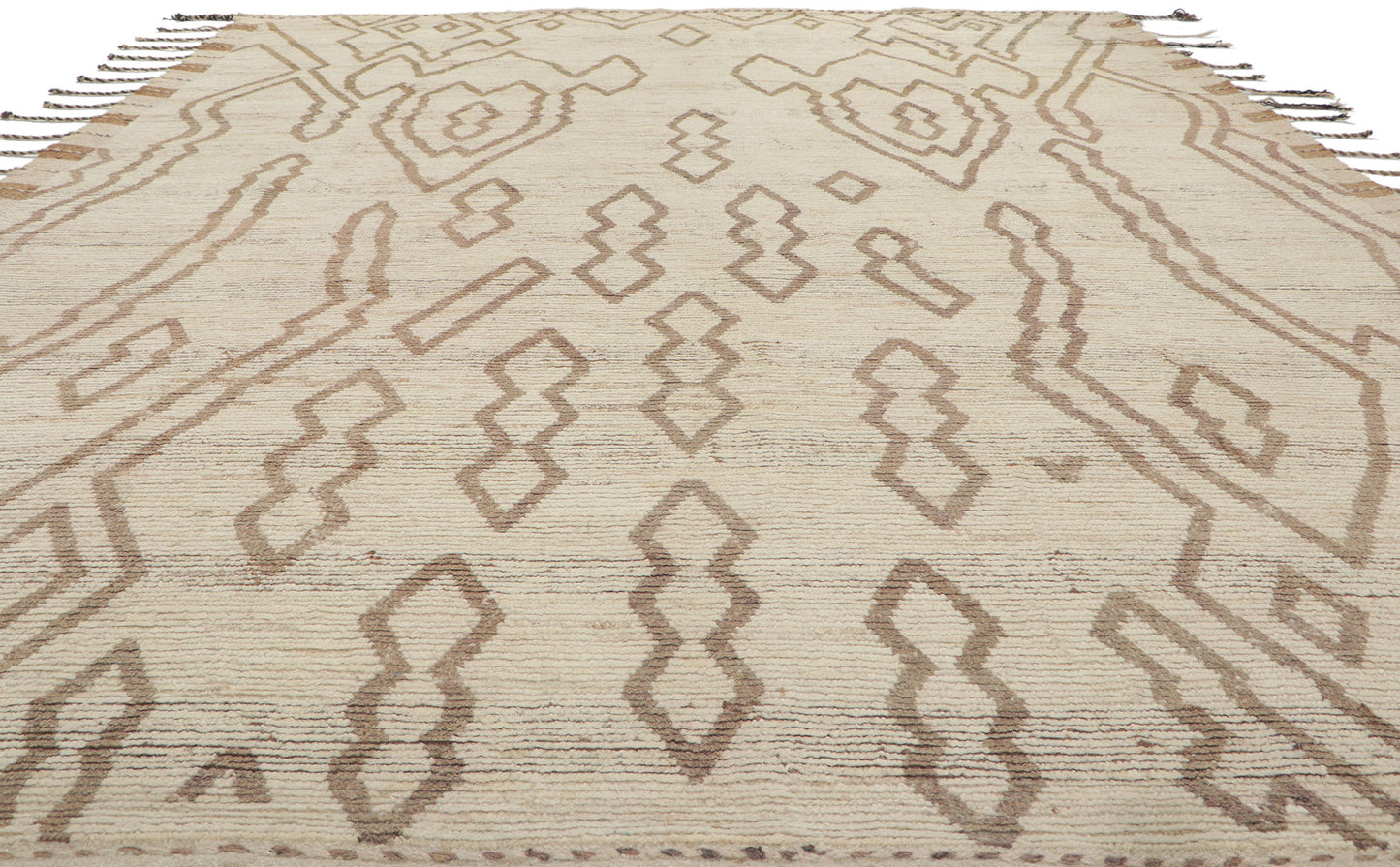9 x 12 Earth-Tone Moroccan Rug 80807