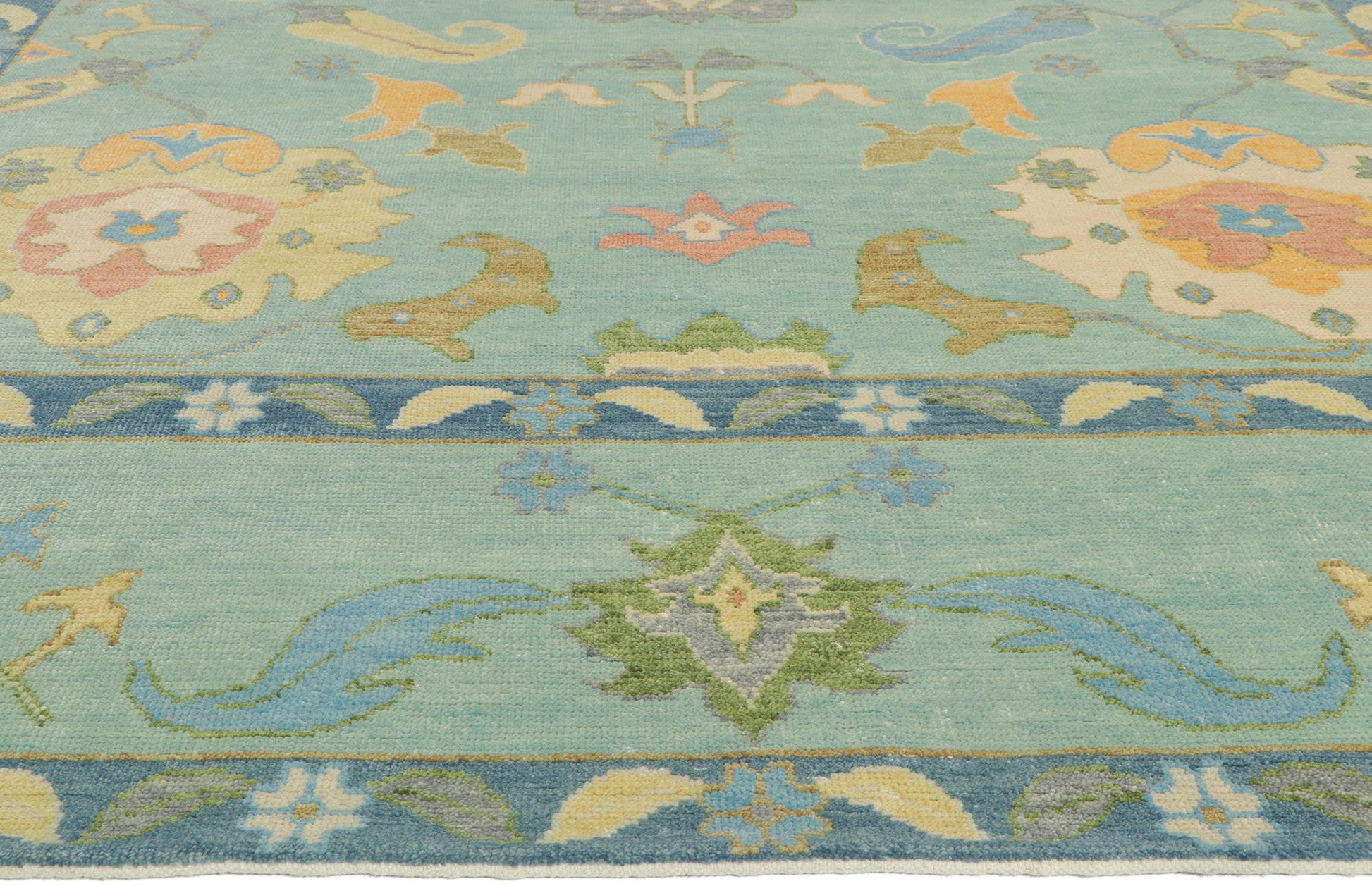9 x 12 Colorful Oushak Rug 30885