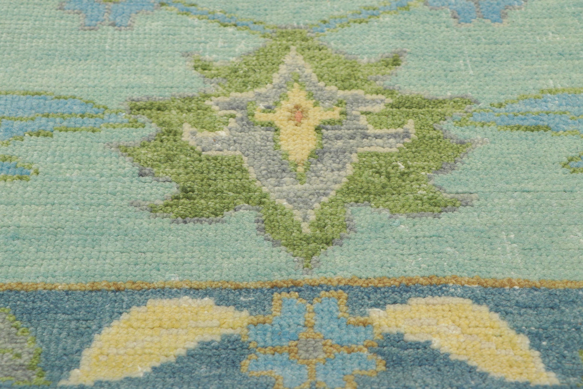 9 x 12 Colorful Oushak Rug 30885
