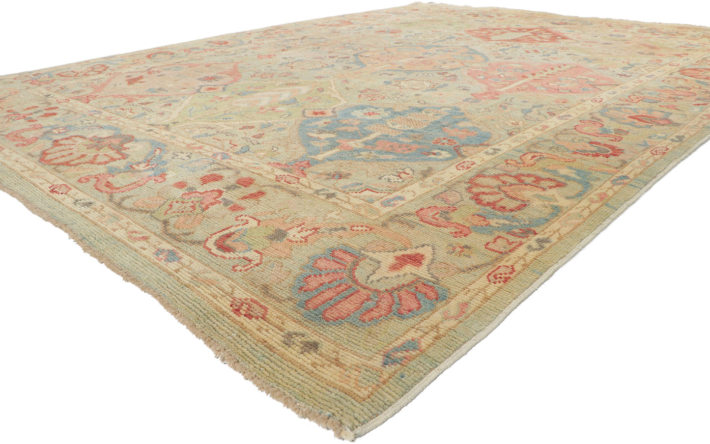 9 x 12 Colorful Oushak Rug 80728