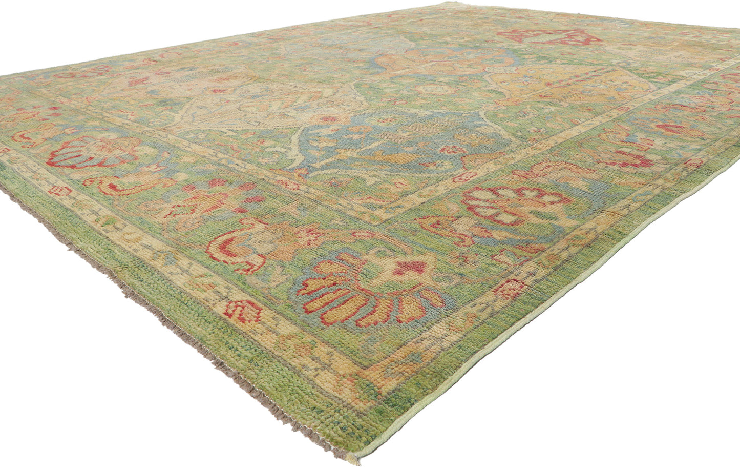 9 x 12 Colorful Oushak Rug 80735