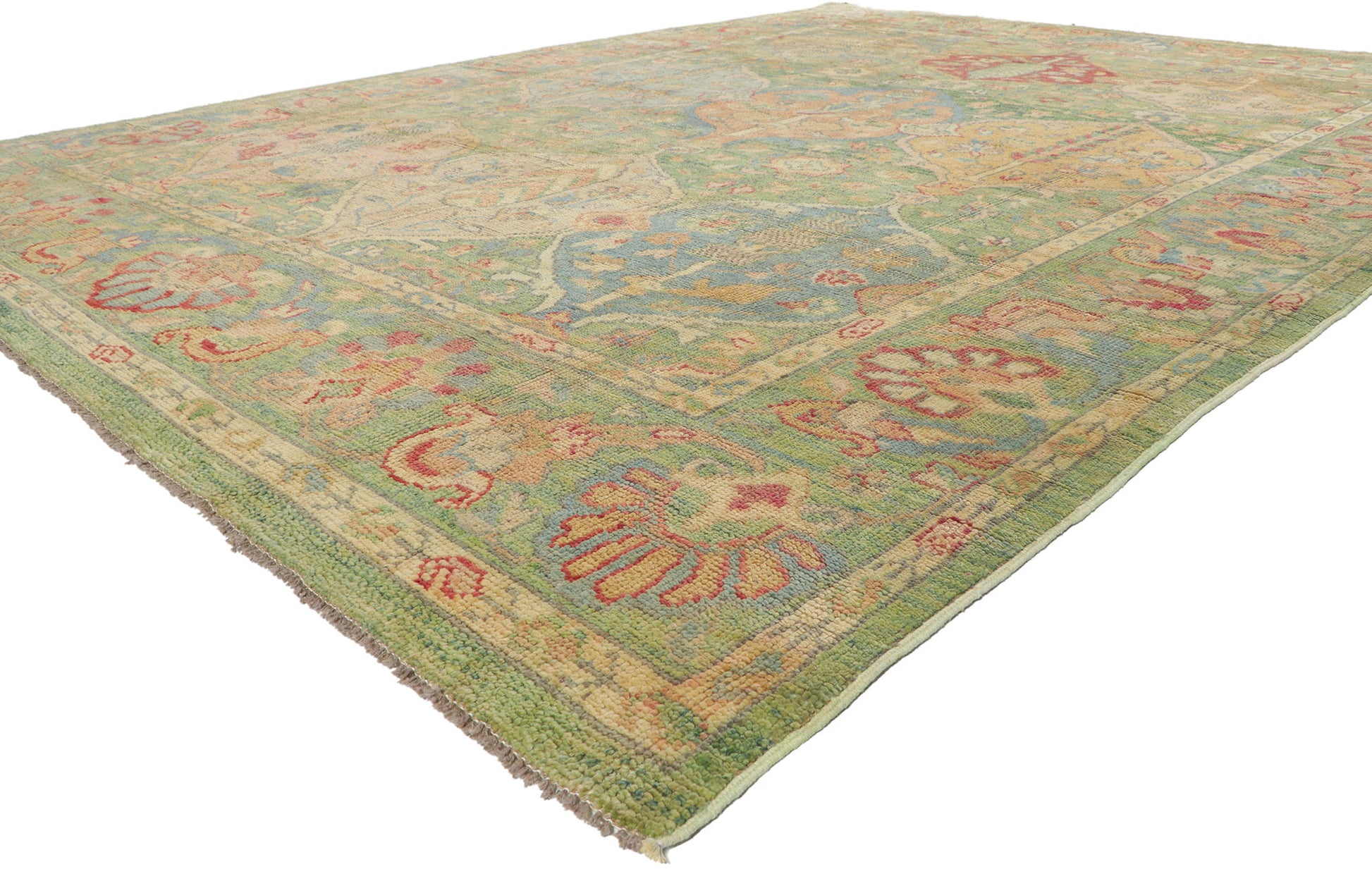 9 x 12 Colorful Oushak Rug 80735