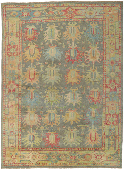 9 x 12 Colorful Oushak Rug 80736