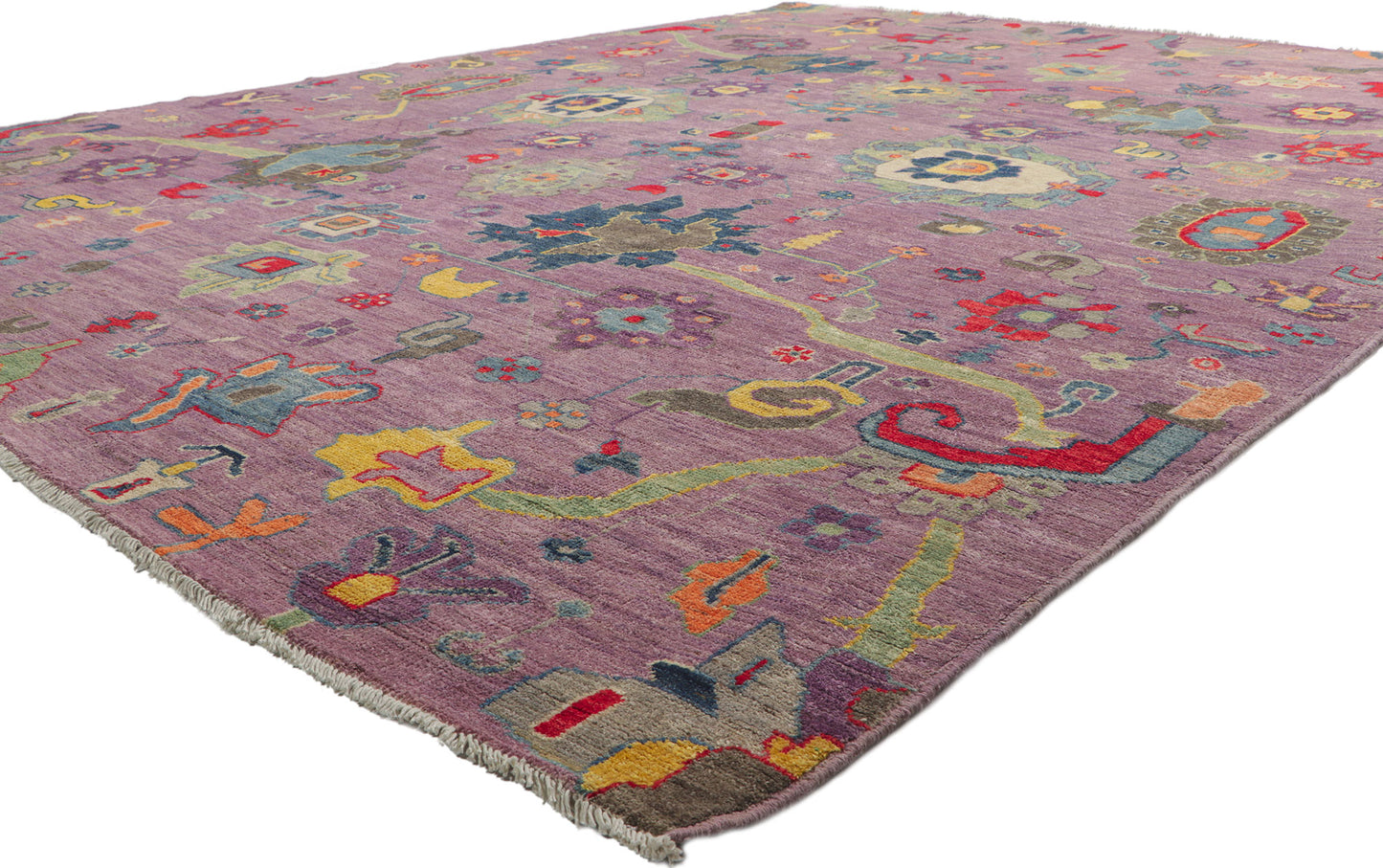 9 x 12 Colorful Oushak Rug 80819