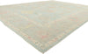 9 x 12 Vintage-Inspired Blue Oushak Rug 80903