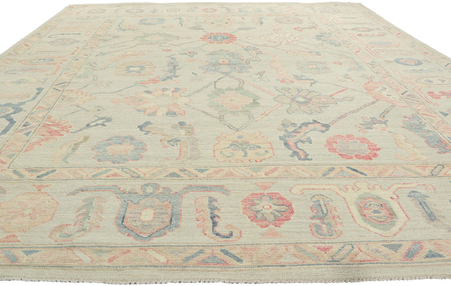 9 x 12 Colorful Oushak Rug 80904