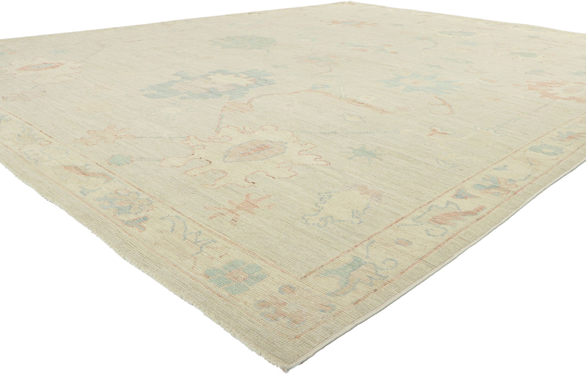 9 x 12 Colorful Oushak Rug 80906