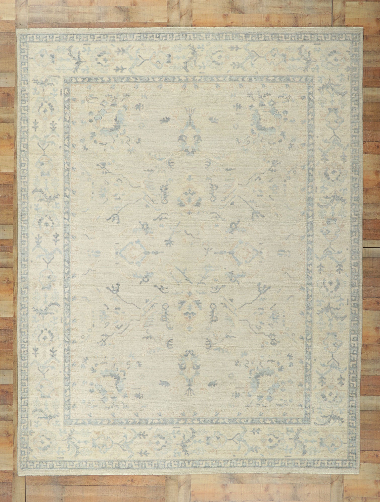 9 x 12 Vintage-Inspired Oushak Rug 80909