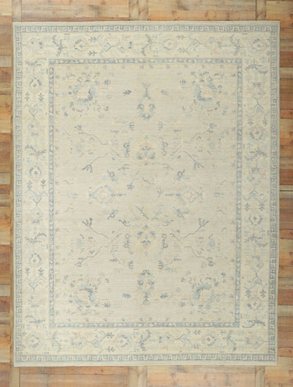 9 x 12 Vintage-Inspired Oushak Rug 80909