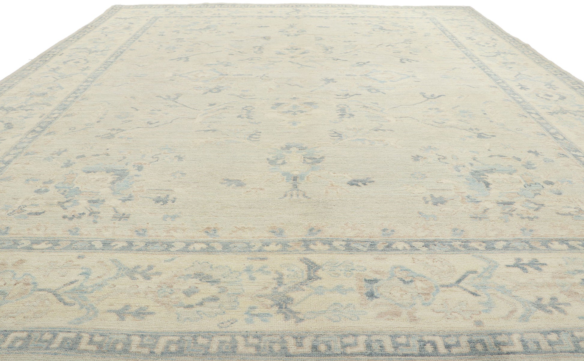 9 x 12 Vintage-Inspired Oushak Rug 80909