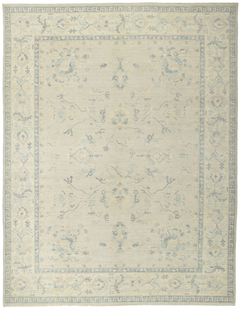9 x 12 Vintage-Inspired Oushak Rug 80909