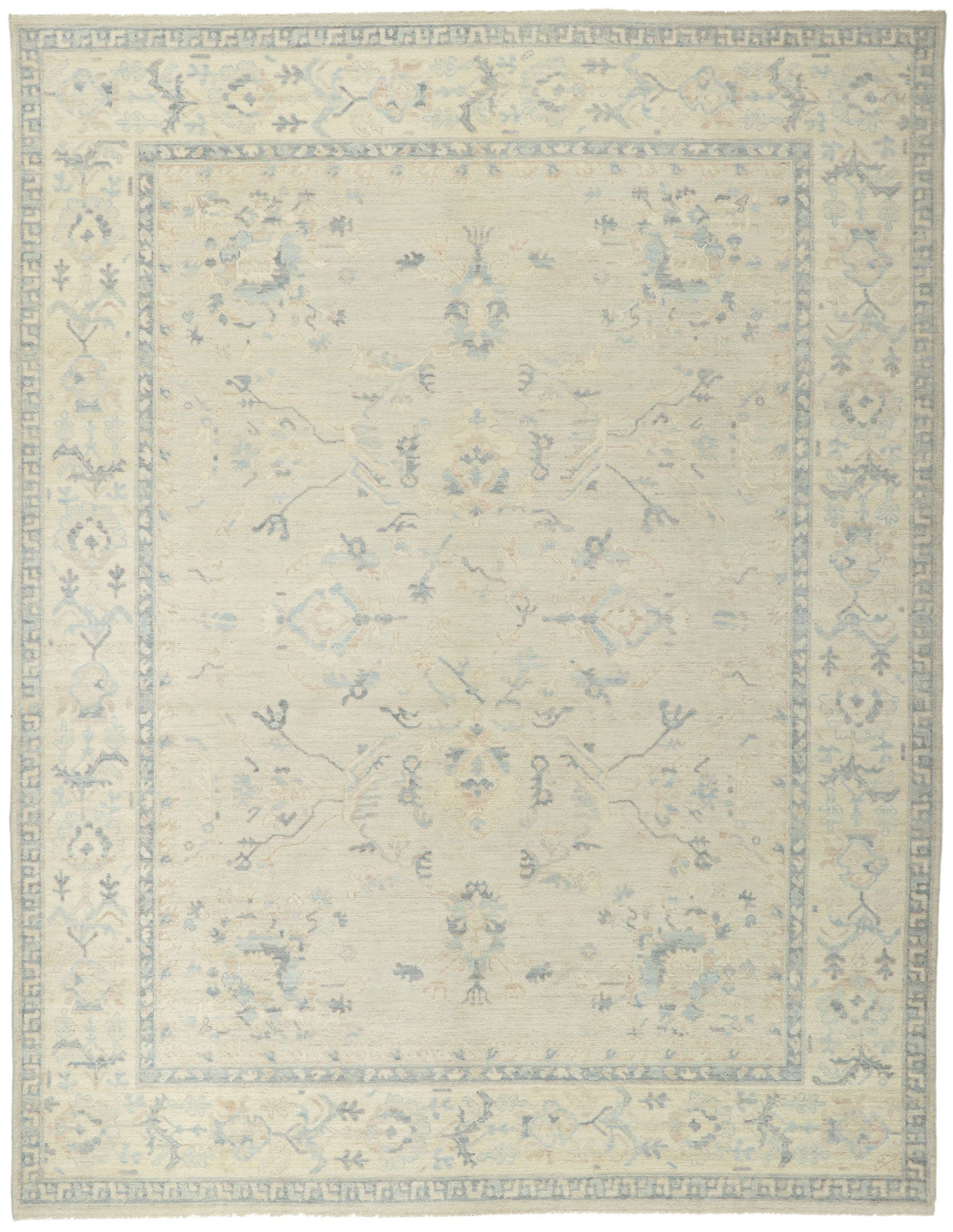 9 x 12 Vintage-Inspired Oushak Rug 80909