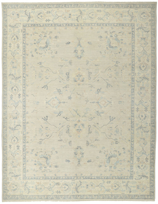 9 x 12 Vintage-Inspired Oushak Rug 80909