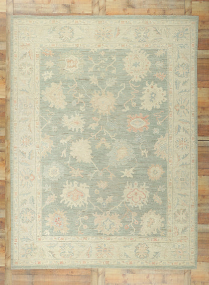 9 x 12 Vintage-Inspired Oushak Rug 80911