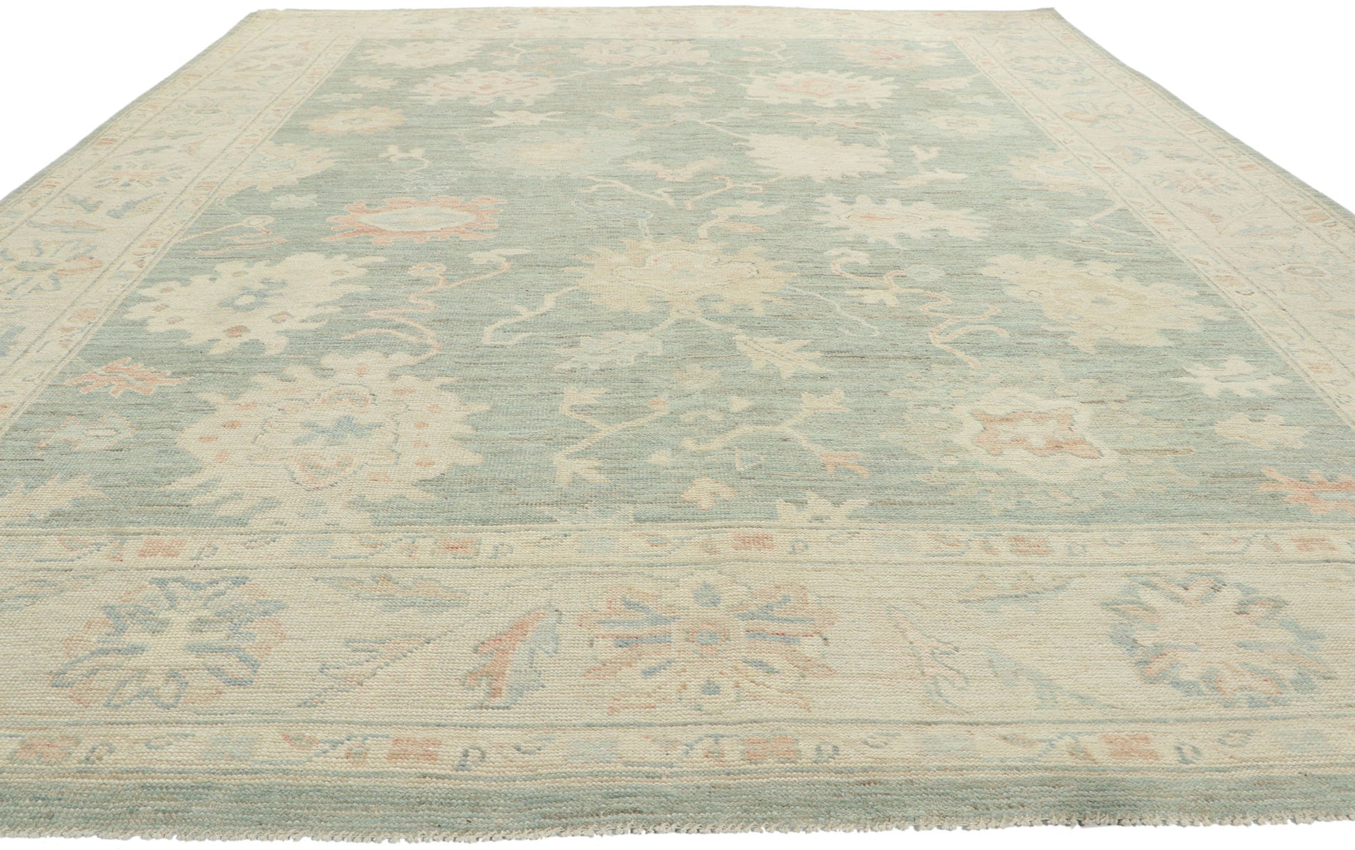 9 x 12 Vintage-Inspired Oushak Rug 80911