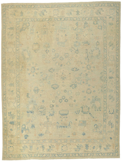 9 x 12 Vintage-Inspired Oushak Rug 80915
