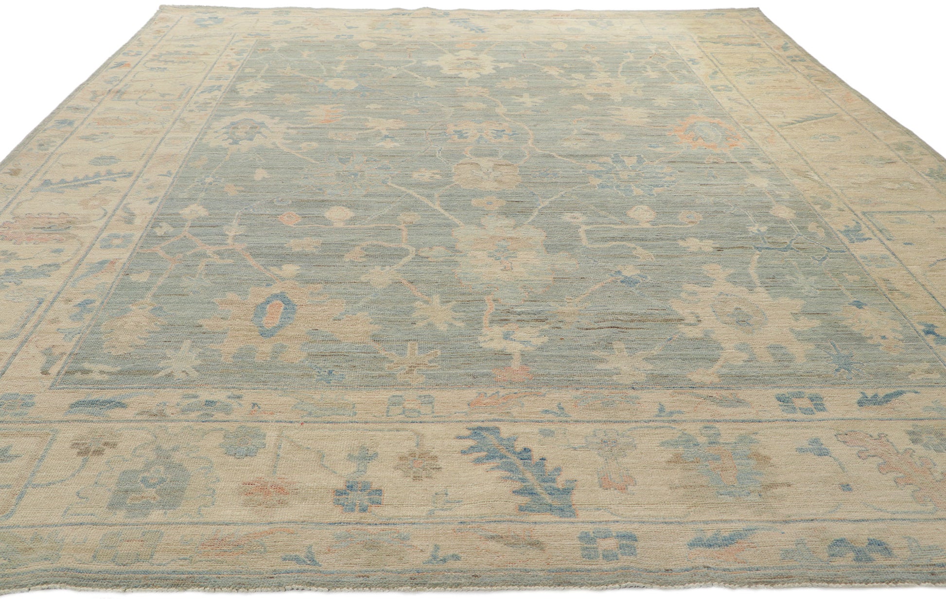9 x 12 Vintage-Inspired Oushak Rug 80916