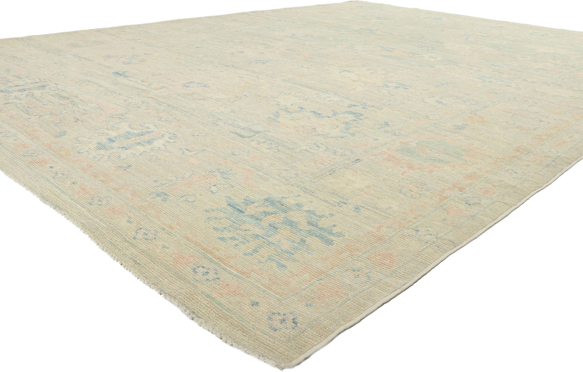 9 x 12 Vintage-Inspired Oushak Rug 80920