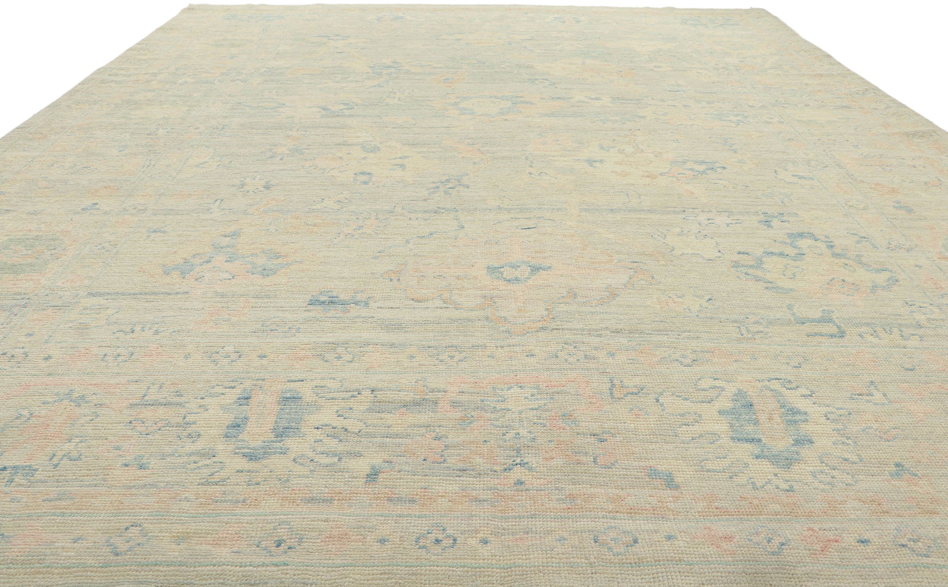 9 x 12 Vintage-Inspired Oushak Rug 80920
