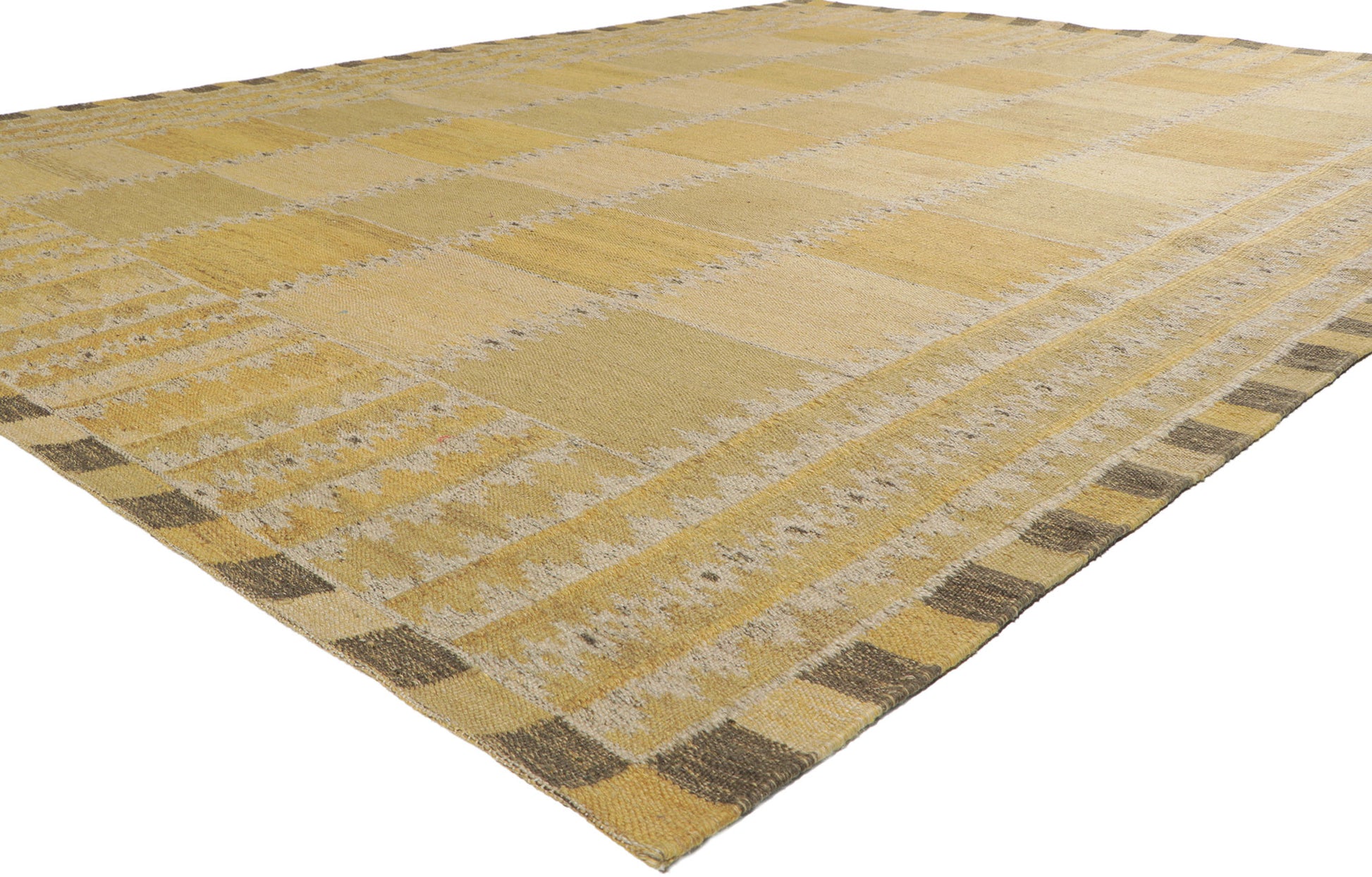 9 x 12 Scandinavian Modern Swedish Inspired Kilim Rug 30801