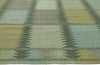 9 x 12 Scandinavian Modern Green Swedish Inspired Kilim Rug 30842