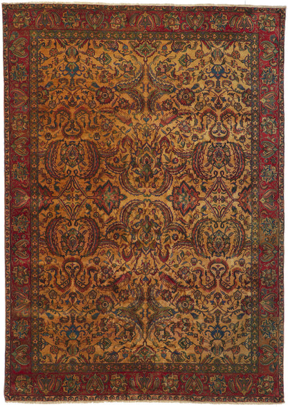 9 x 12 Vintage Indian Agra Rug 78287