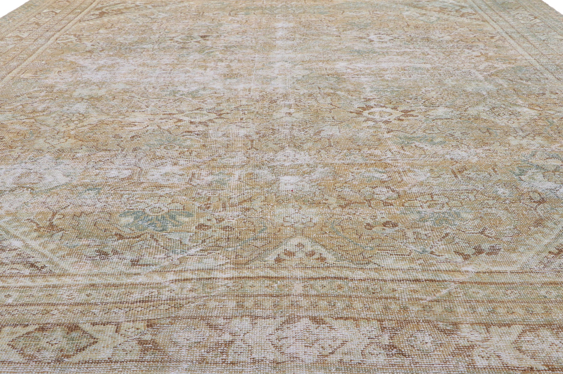 9 x 13 Antique Persian Mahal Rug 61170