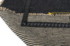 9 x 13 Modern Black Moroccan Area Rug 80707