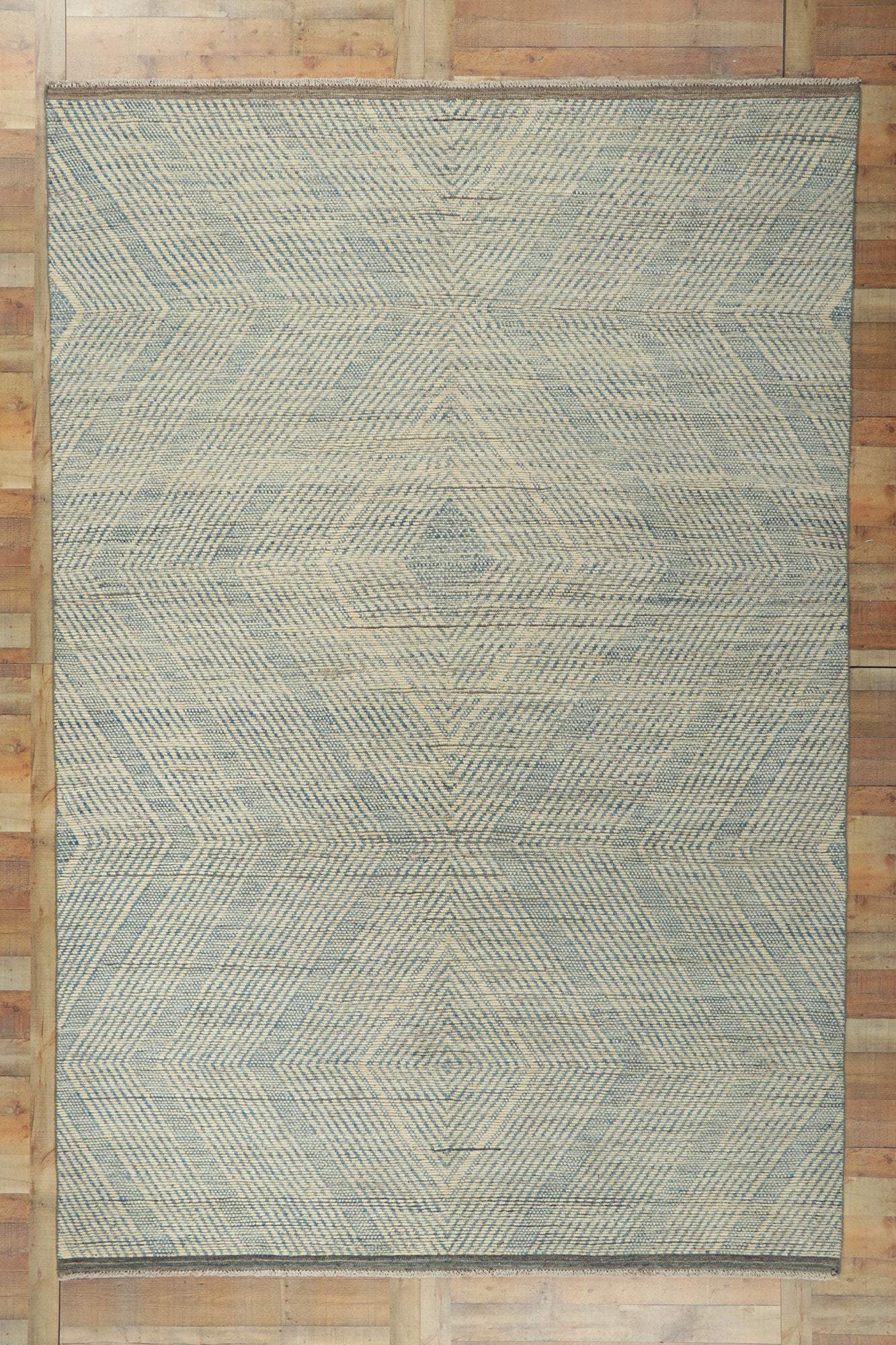 9 x 13 Contemporary Moroccan Rug 80953