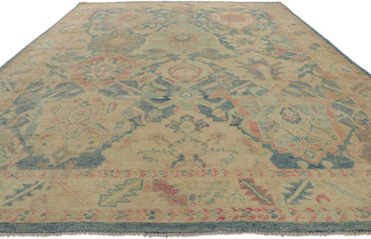 9 x 13 Colorful Oushak Rug 80727