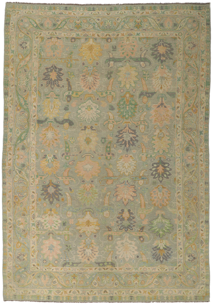 9 x 13 Colorful Oushak Rug 80733