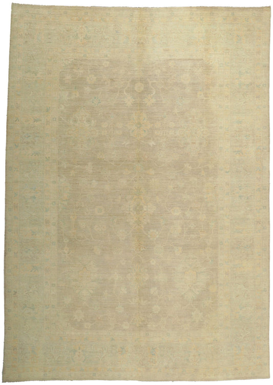9 x 13 Vintage-Inspired Oushak Rug 80186