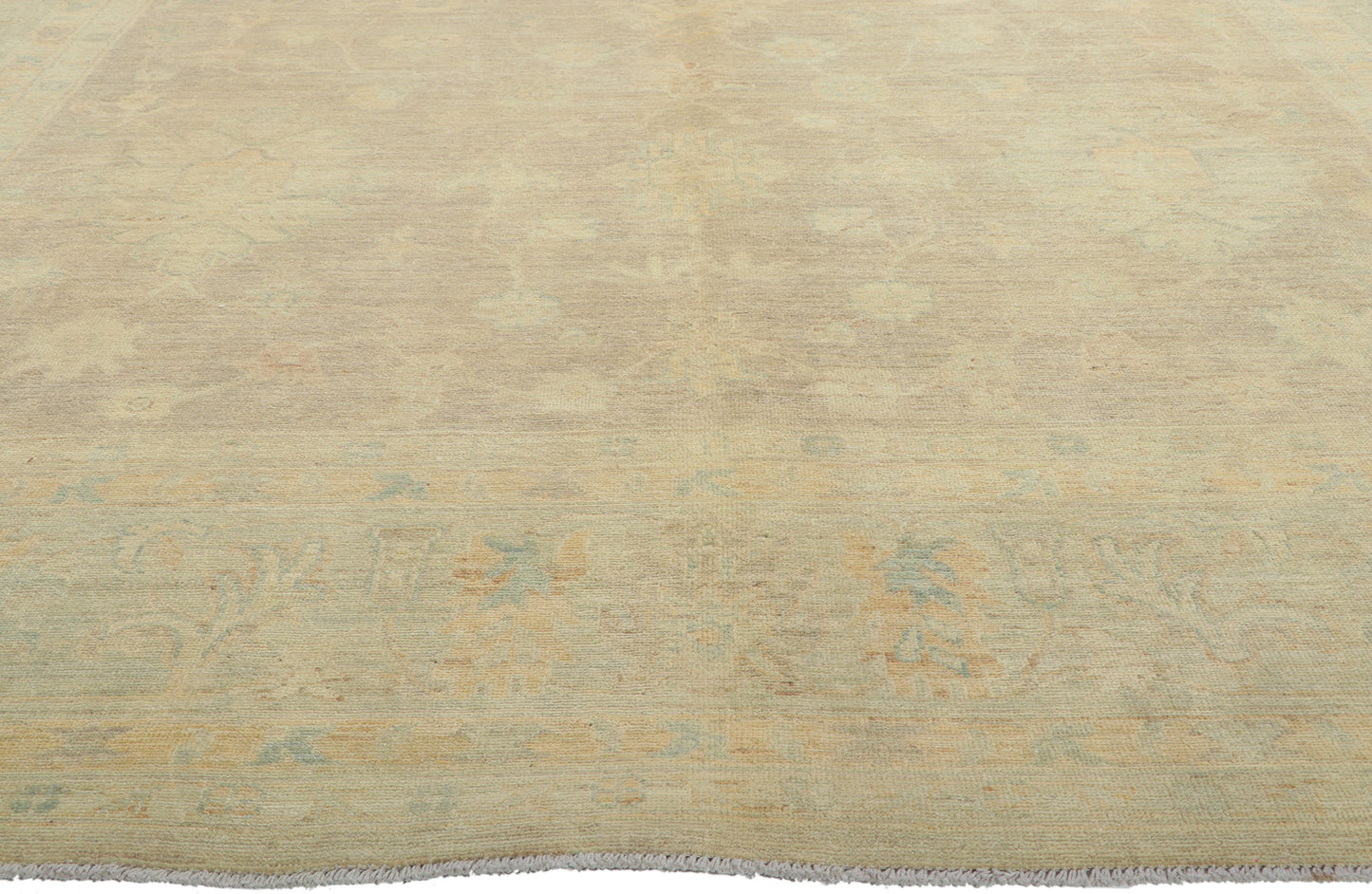 9 x 13 Vintage-Inspired Oushak Rug 80186
