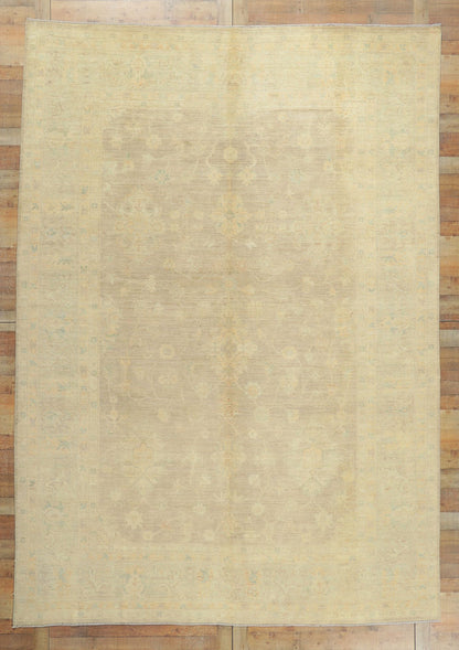 9 x 13 Vintage-Inspired Oushak Rug 80186