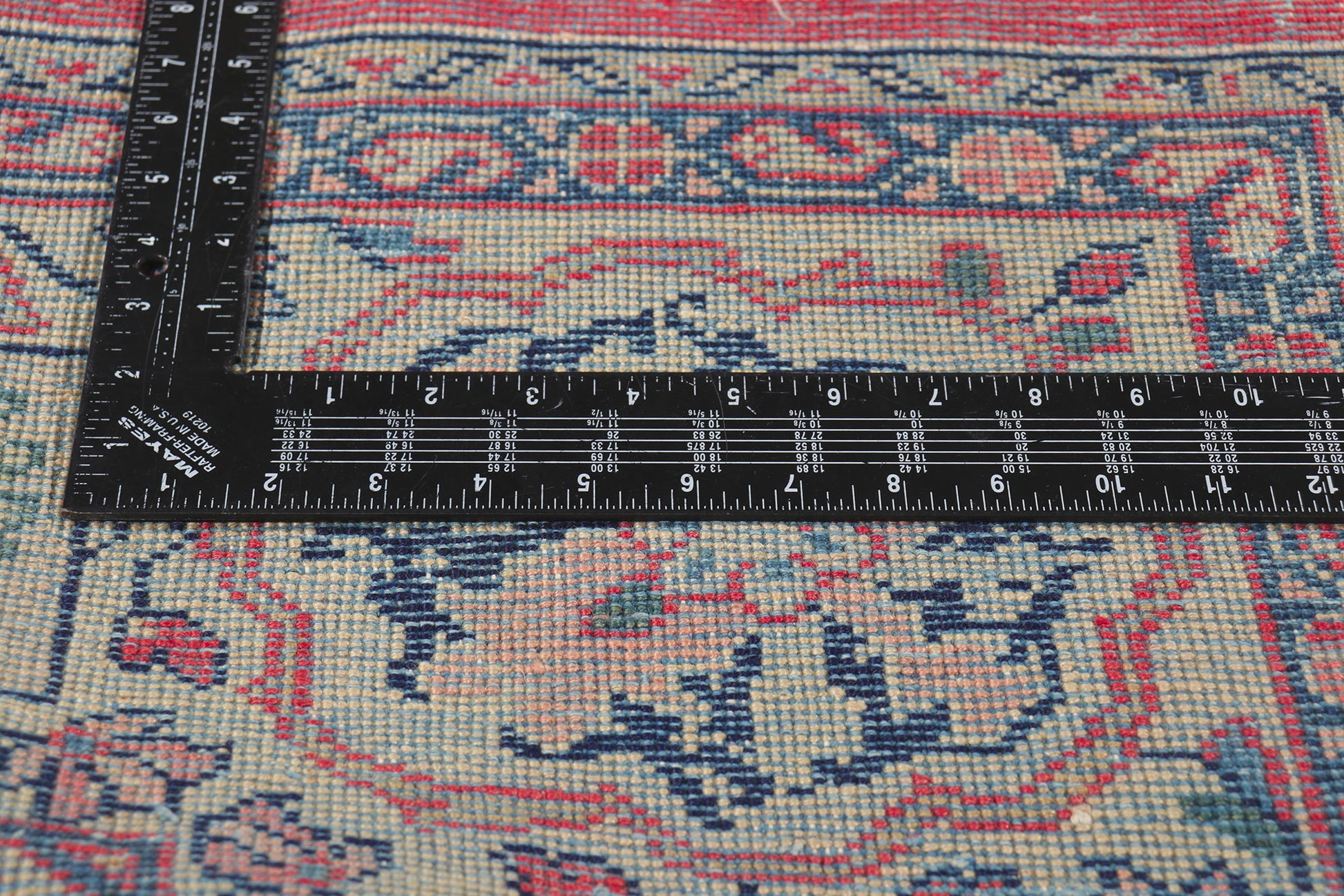 9 x 13 Vintage Persian Mahal Rug 61198
