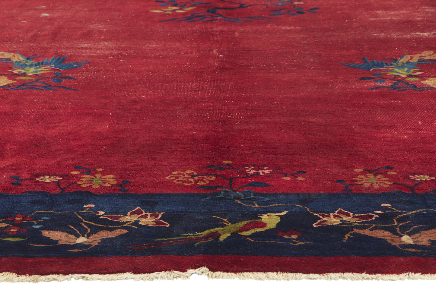 9 x 15 Antique Chinese Peking Rug 78313