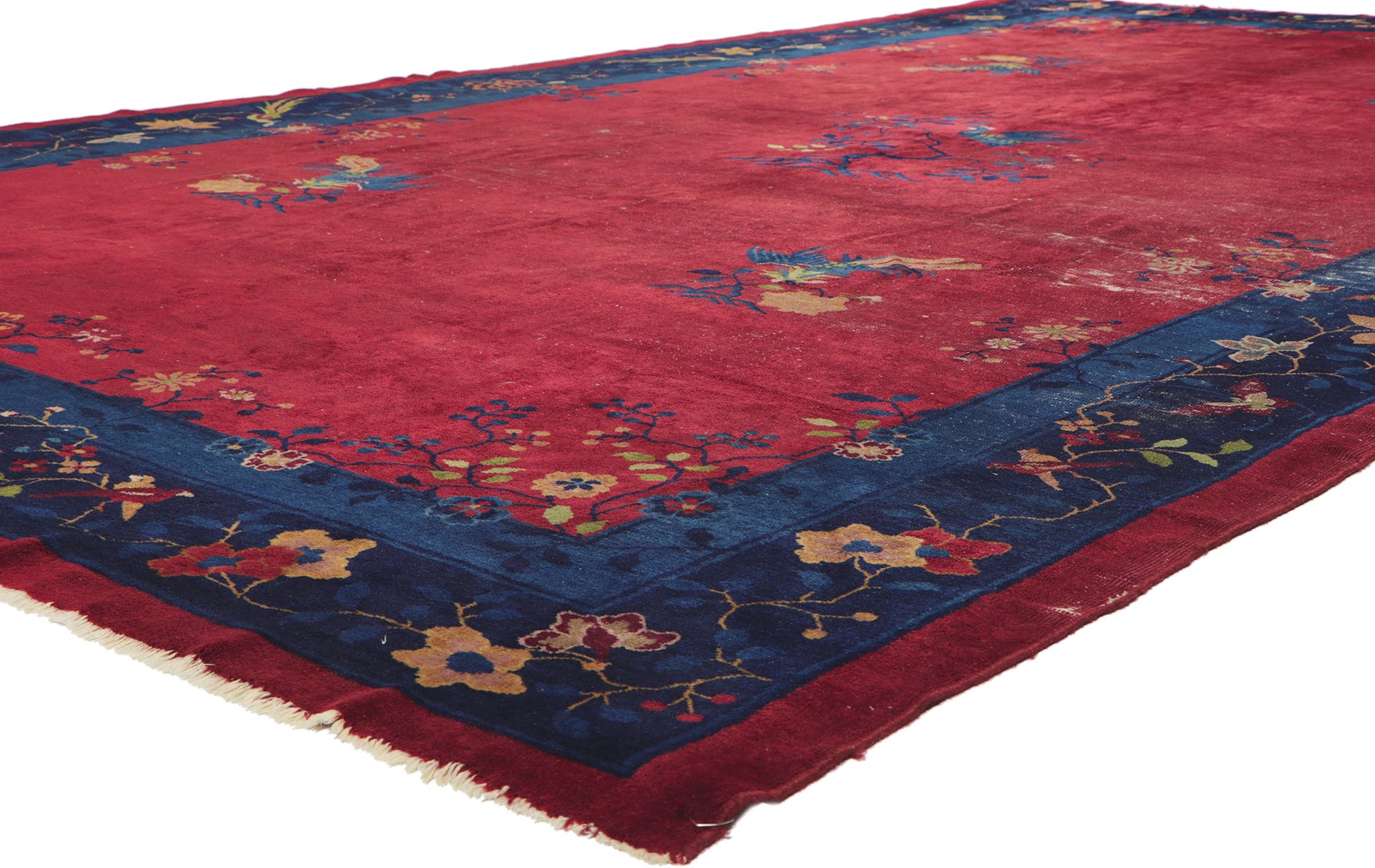 9 x 15 Antique Chinese Peking Rug 78313