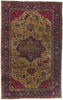 9 x 15 Antique Turkish Serapi Rug 78128