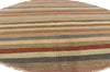 9 x 9 Modern Striped Round Area Rug 30300