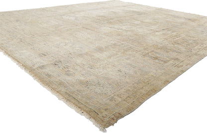 9 x 10 Earth-Tone Oushak Rug 30365