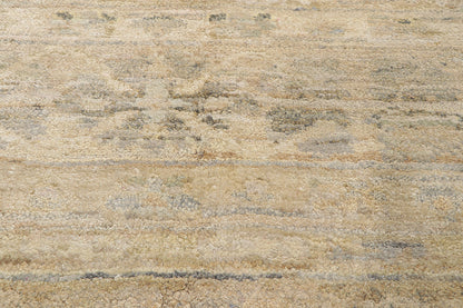 9 x 10 Earth-Tone Oushak Rug 30365