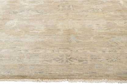 9 x 10 Earth-Tone Oushak Rug 30365