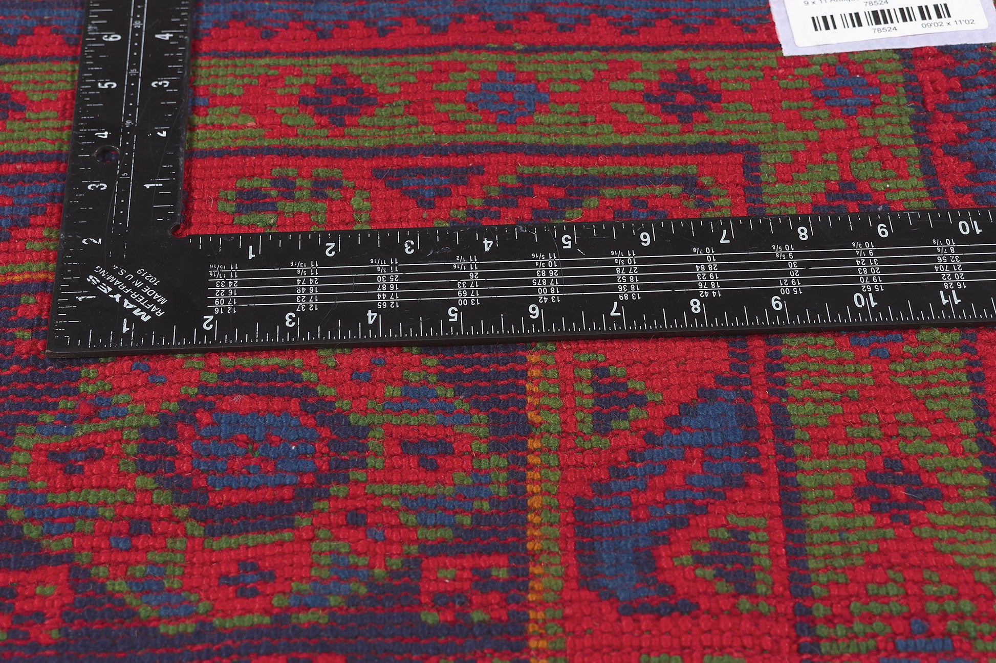 9 x 11 Antique Turkish Oushak Rug 78524