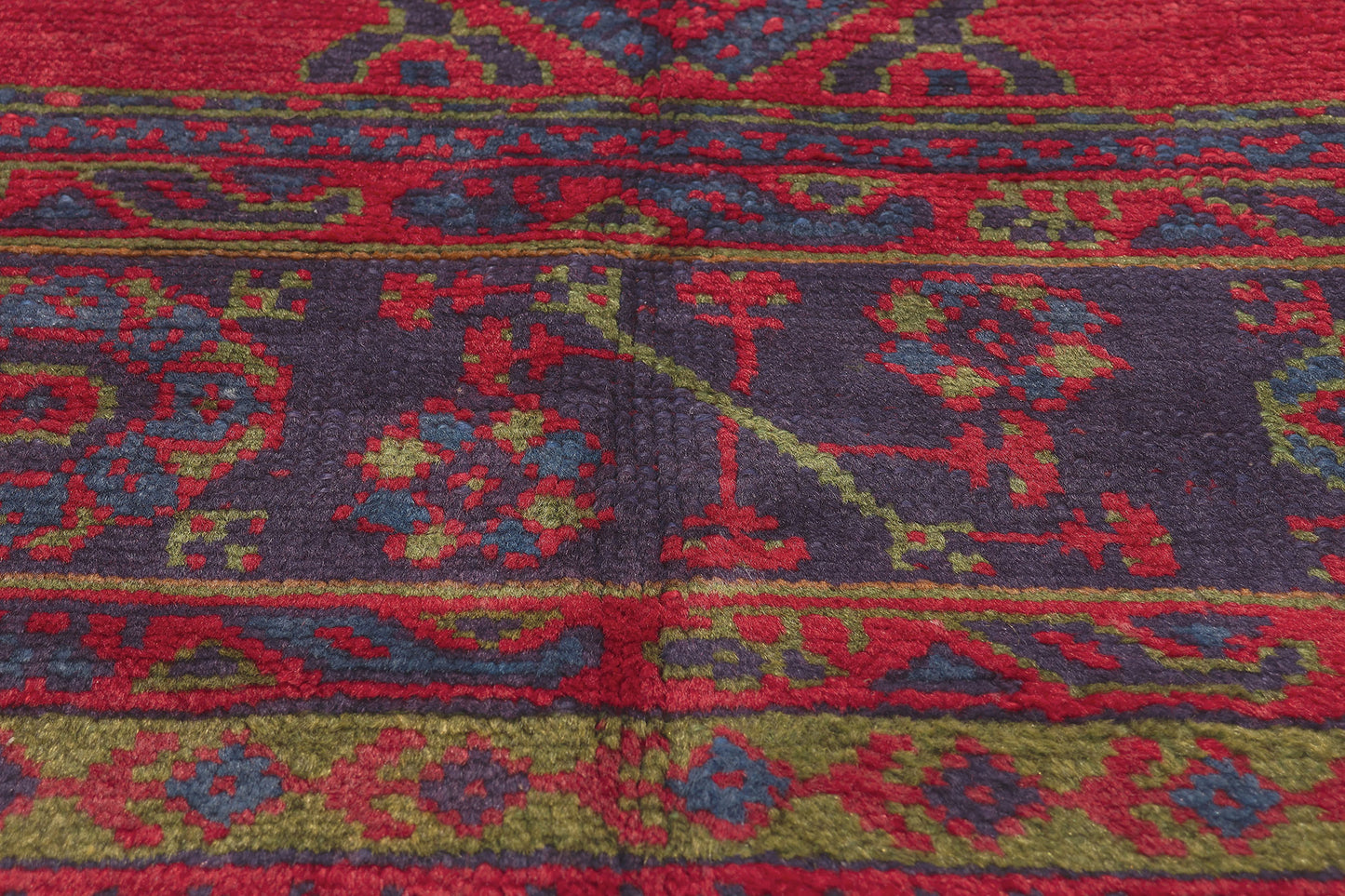 9 x 11 Antique Turkish Oushak Rug 78524