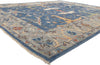 9 x 11 Colorful Blue Oushak Rug 80990