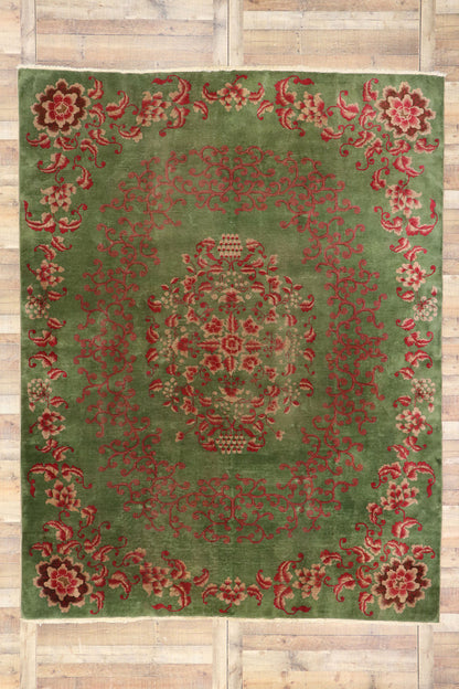 9 x 11 Antique Chinese Art Deco Rug 77624