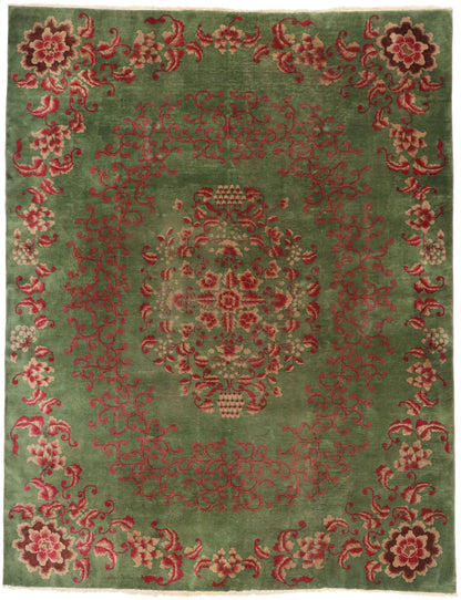 9 x 11 Antique Chinese Art Deco Rug 77624