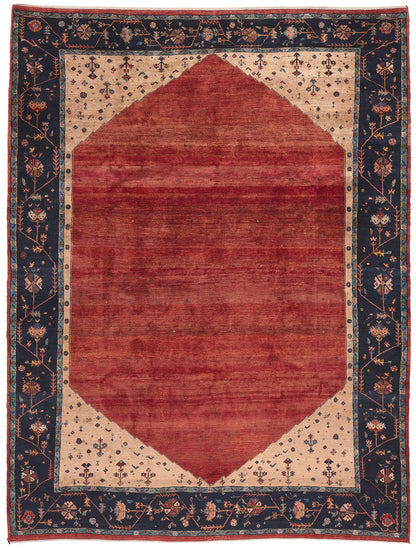 9 x 11 Vintage Persian Gabbeh Rug 78567