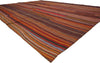 9 x 11 Vintage Turkish Striped Kilim Rug 60647
